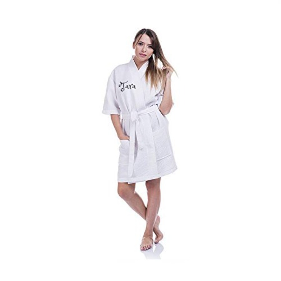 Men'S Grooming & Health Made Simple - Personalized Woman Men Waffle Robe/Bathrobe Custom