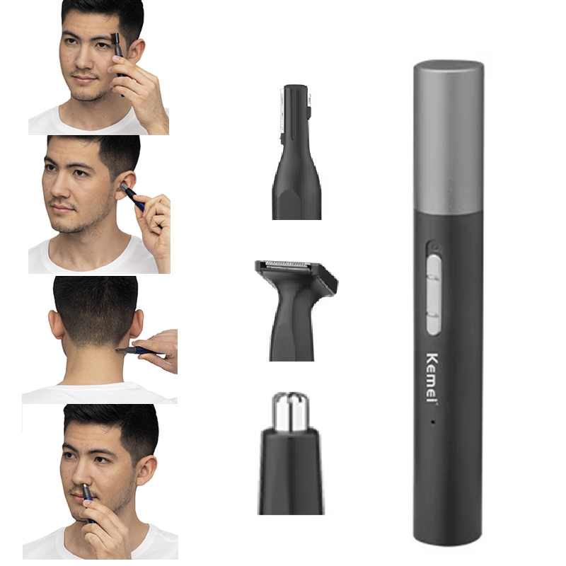 Men'S Grooming Room - Kemei Pro Rechargeable nose hair trimmer