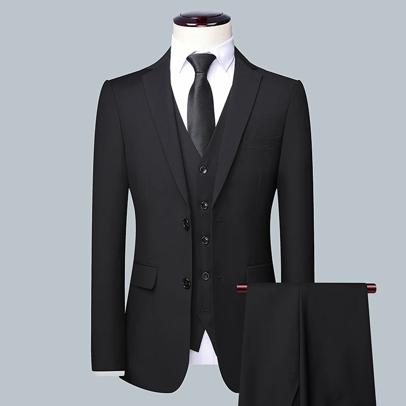 Men'S Grooming Room - Men's Solid Color Business Suit 2025