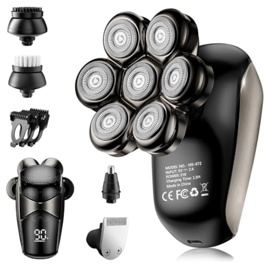 Men'S Grooming & Health Made Simple - Head Shavers for Bald Men: 5-in-1