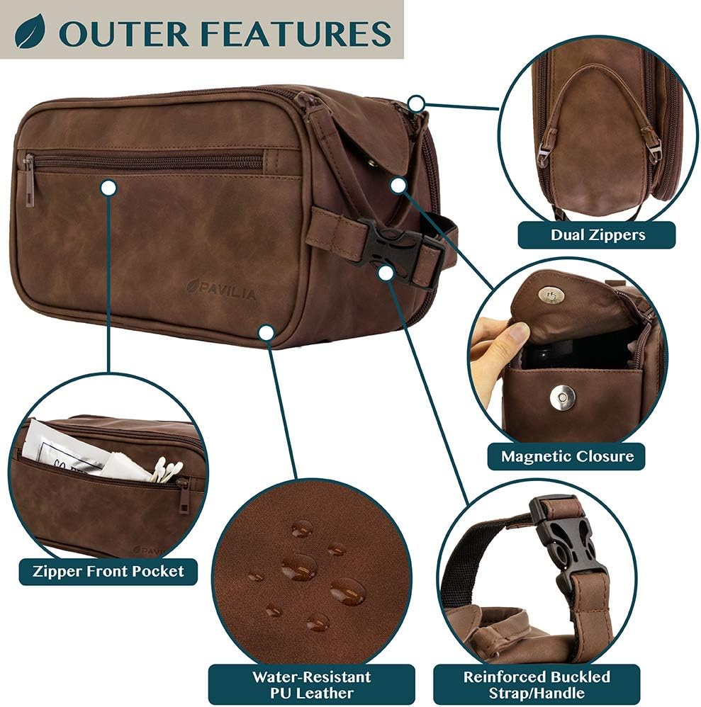PAVILIA Toiletry Bag for Men,  – Men'S Grooming & Health Made Simple Bewertung und Preis
