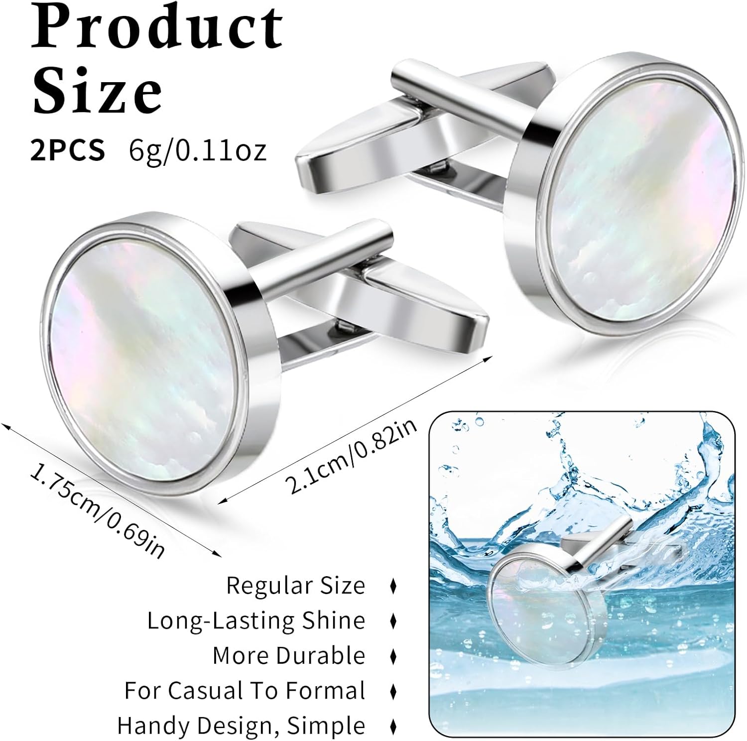 Classic Black Cufflinks for Me – Men'S Grooming & Health Made Simple Bewertung und Preis