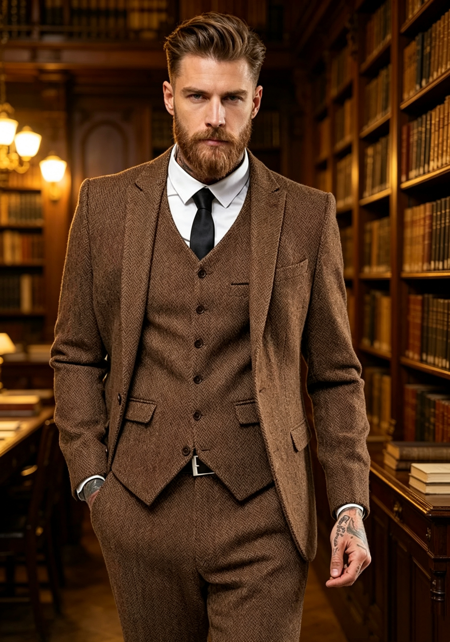 Dark Brown Wool Tweed Winter S – Men'S Grooming Room Bewertung und Preis