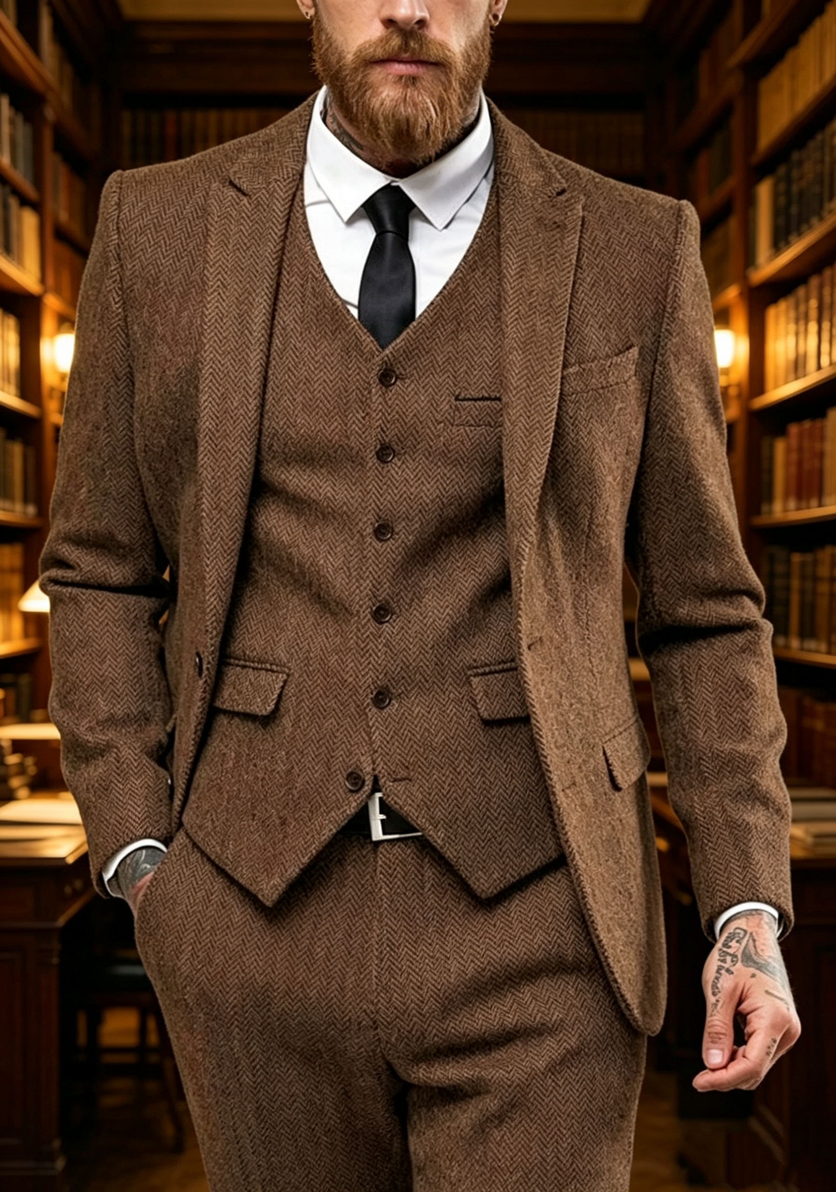 Dark Brown Wool Tweed Winter S – Men'S Grooming Room Bewertung und Preis